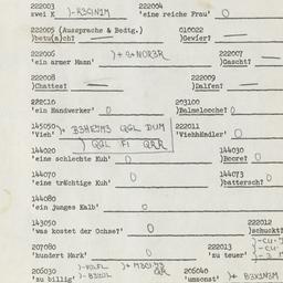 Western questionnaire, answ...