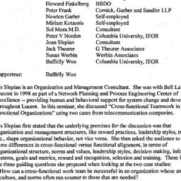Minutes, 2002-02-11. Organi...