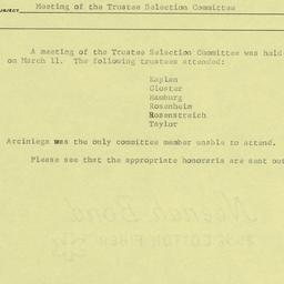 Selection Committee for the...