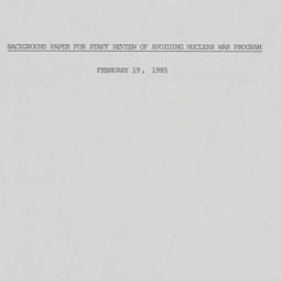 Avoiding Nuclear War