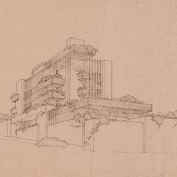Working drawing #1: View fr...