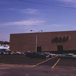 Exterior view, from parking...