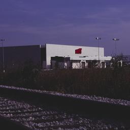 Exterior view, from railroa...