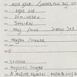 Eastern questionnaire, answ...