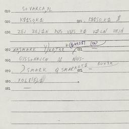 Eastern questionnaire, answ...