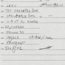Eastern questionnaire, answ...