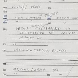 Eastern questionnaire, answ...