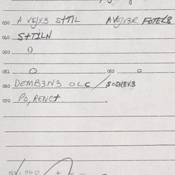 Eastern questionnaire, answ...