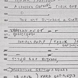 Eastern questionnaire, answ...