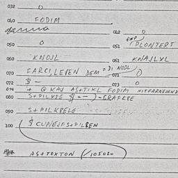 Eastern questionnaire, answ...