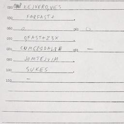 Eastern questionnaire, answ...