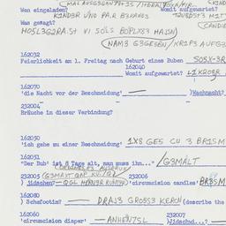 Western questionnaire, answ...