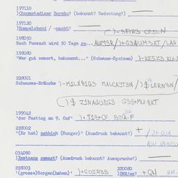 Western questionnaire, answ...