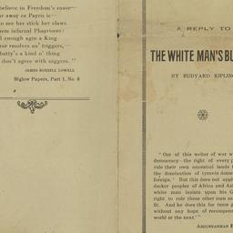 The Black Man's Burden ...