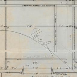 Section through front of house