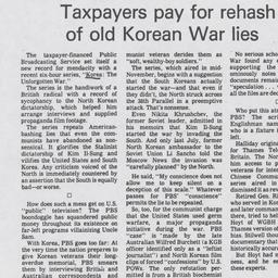 Taxpayers pay for rehash of...