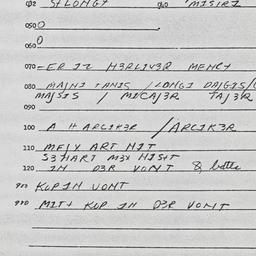 Eastern questionnaire, answ...