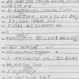 Eastern questionnaire, answ...