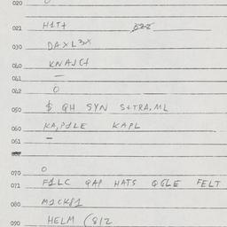 Eastern questionnaire, answ...