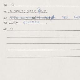 Eastern questionnaire, answ...