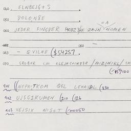 Eastern questionnaire, answ...