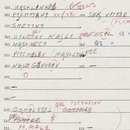 Eastern questionnaire, answ...