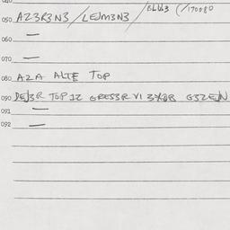 Eastern questionnaire, answ...