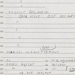 Eastern questionnaire, answ...