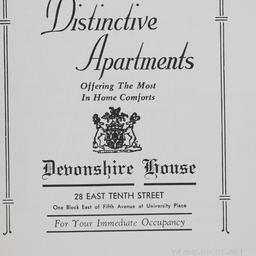 Devonshire House, 28 E. 10 ...
