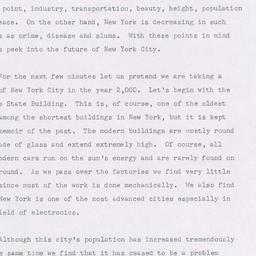 New York's Future as I ...