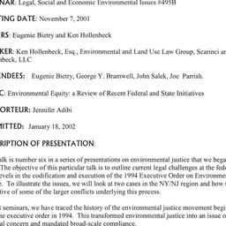 Minutes, 2001-11-07. Legal,...