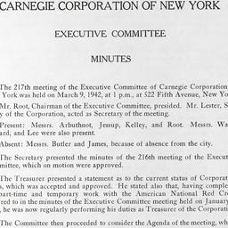 Executive Committee Meeting