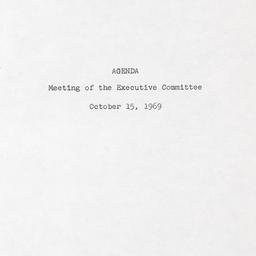 Executive Committee Meeting