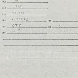 Eastern questionnaire, answ...