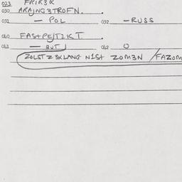 Eastern questionnaire, answ...