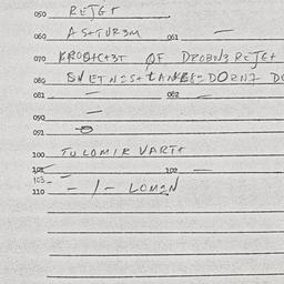 Eastern questionnaire, answ...