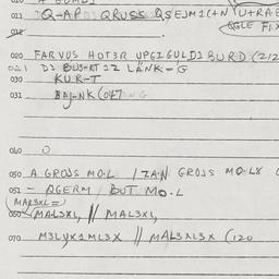 Eastern questionnaire, answ...