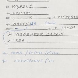 Eastern questionnaire, answ...