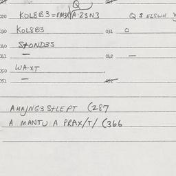 Eastern questionnaire, answ...