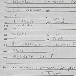 Eastern questionnaire, answ...