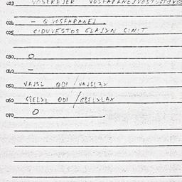 Eastern questionnaire, answ...