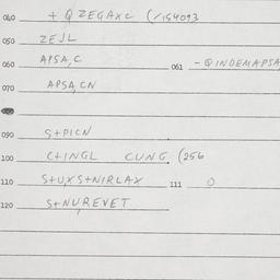 Eastern questionnaire, answ...