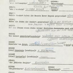 Western questionnaire, answ...
