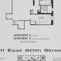 511 E. 80 Street, B-h: 2-11
