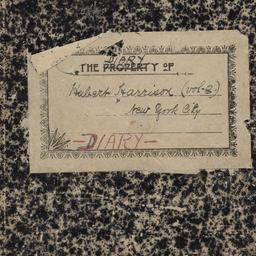 Diary volume 2, 1 November ...