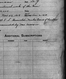 Carnegie General Donations,...