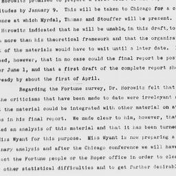 Memorandum by Gunnar Myrdal...