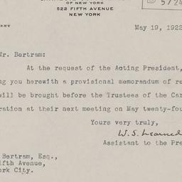 Board Meeting, 5/24/1922