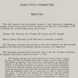Executive Committee Meeting...