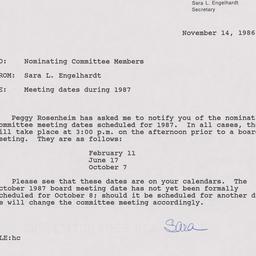 Nominating Committee